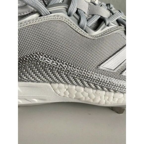 adidas Men’s  Icon 6 Baseball Cleats FV9344 Size 11.5 Gray NWOB - Picture 6 of 9
